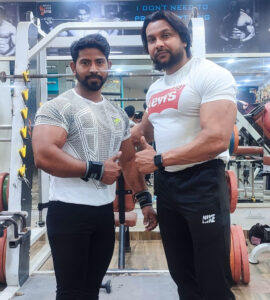 Mr. Sanju Haryana (3X Mr. India, 3X Mr
North India)